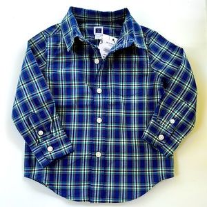 Janie and Jack NWT - 12-18 months, button down cotton shirt
